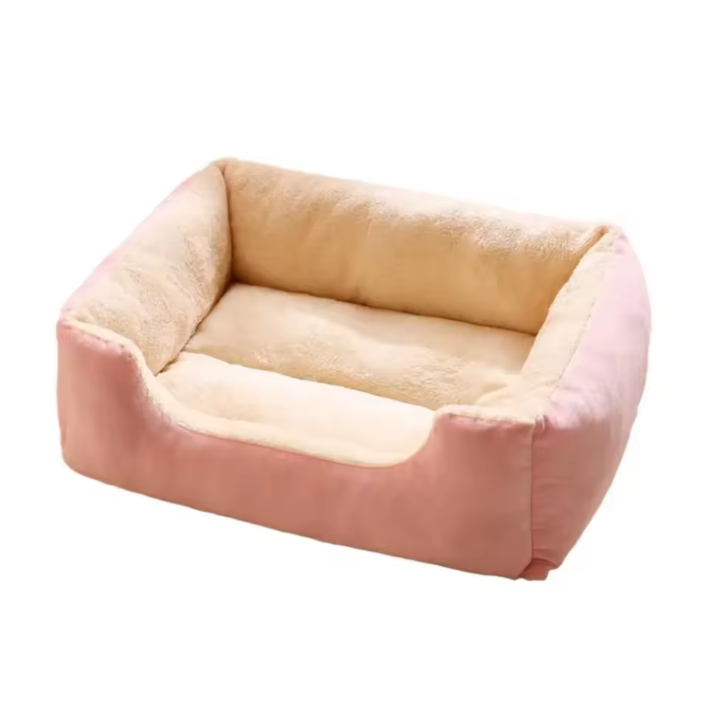 Pluche orthopedische sofa voor huisdieren