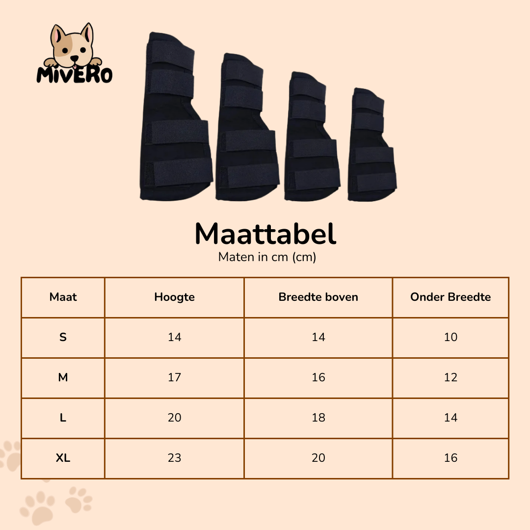PawBrace - Orthopedische Honden Pootbrace