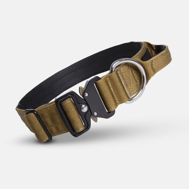 Zware Tactische Hondenhalsband Met Handvat