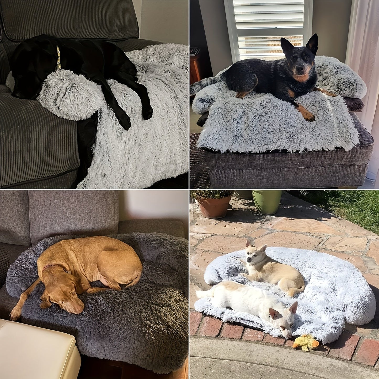 Plush Dog Bed | Comfortabel en multifunctioneel hondenkussen
