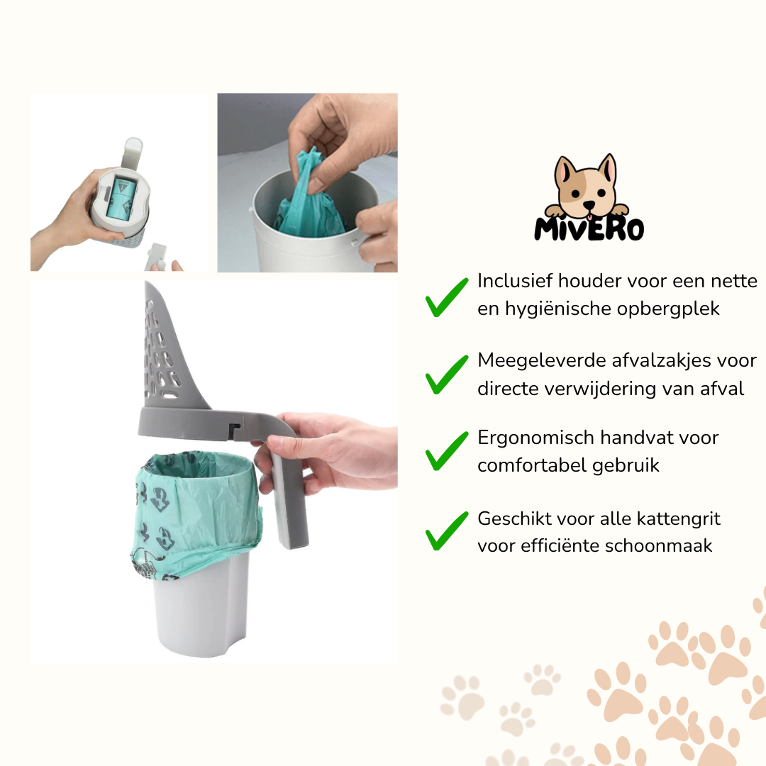 ClumpClear - Hygiënische Opslag Kattenschep