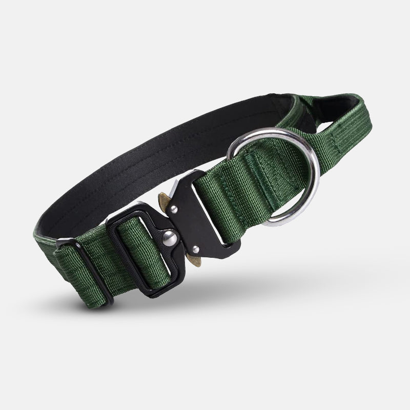 Zware Tactische Hondenhalsband Met Handvat