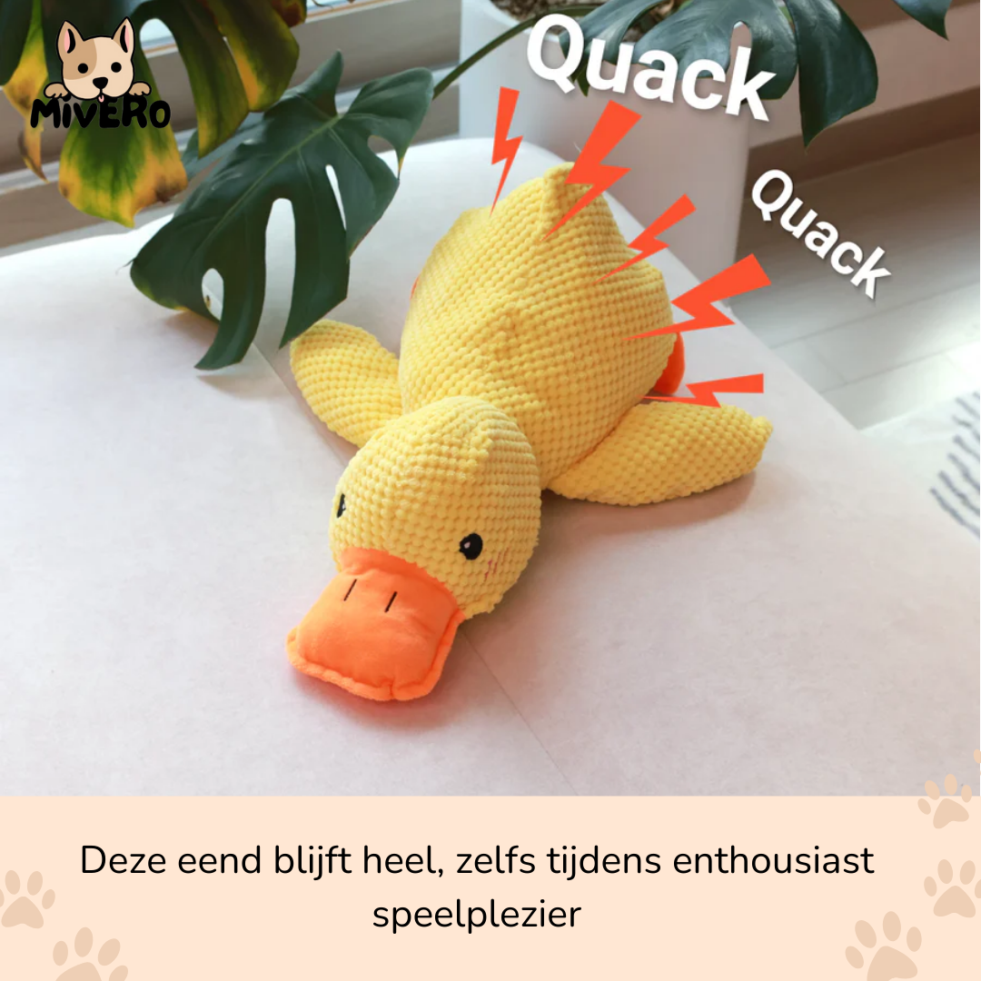 QuackMate - Quakkend Pluche Hondenspeeltje