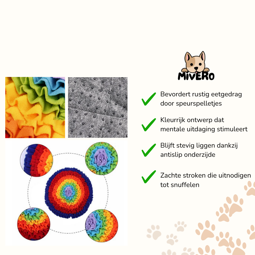 SniffTopia - Interactieve Fleece Snuffelmat