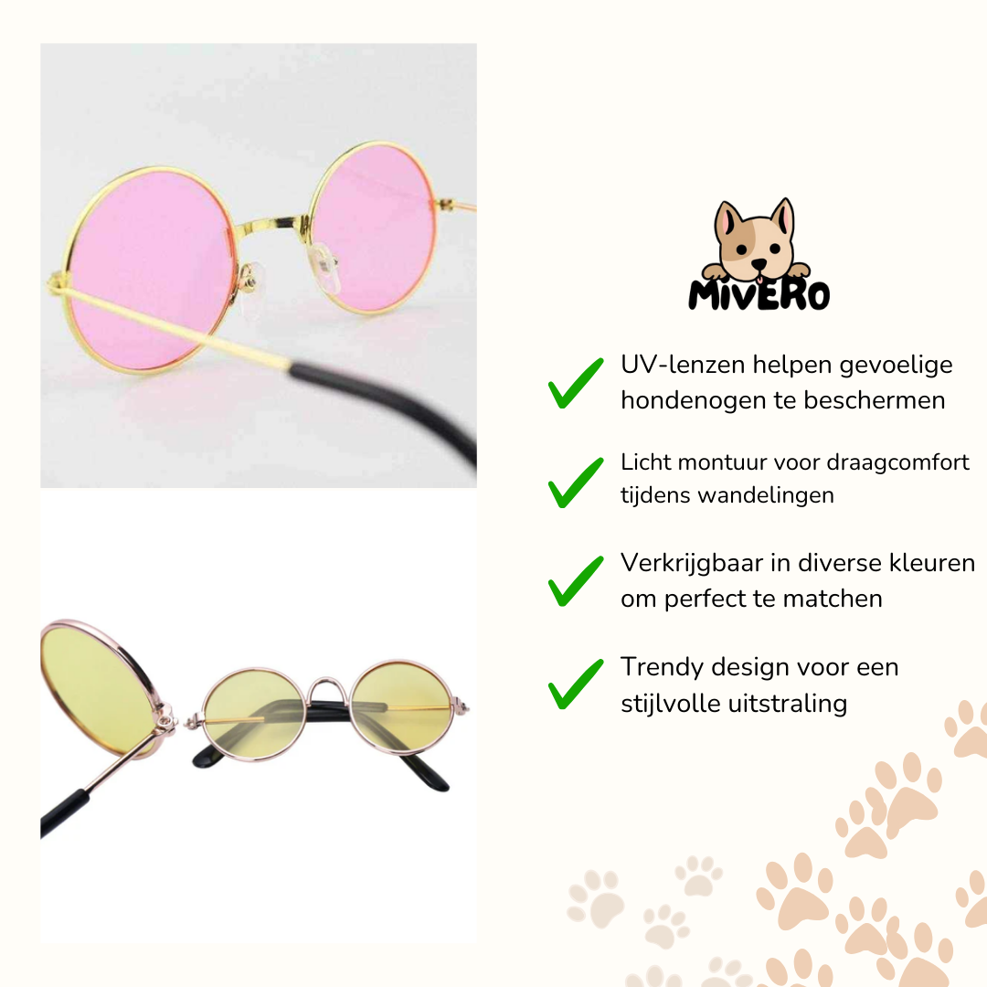 SnootShades - UV-Beschermende Modieuze Hondenbril