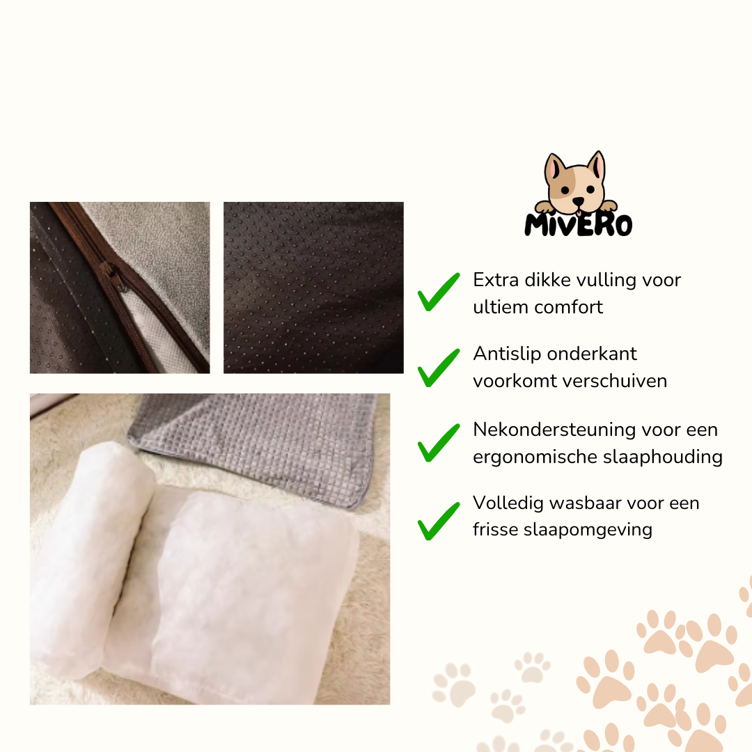 FluffRest - Antislip Ergonomisch Huisdierbed