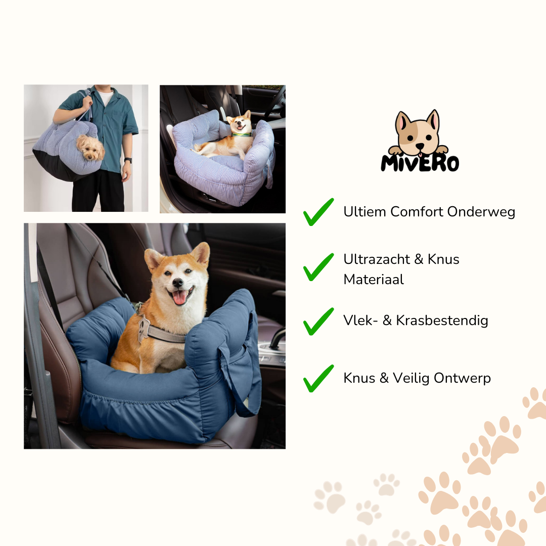 TravaPet - Draagbare Autostoel Hondenbed