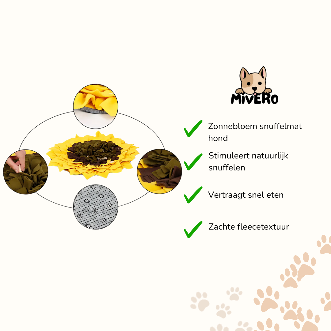 Snufflow - Interactieve Fleece Snuffelmat