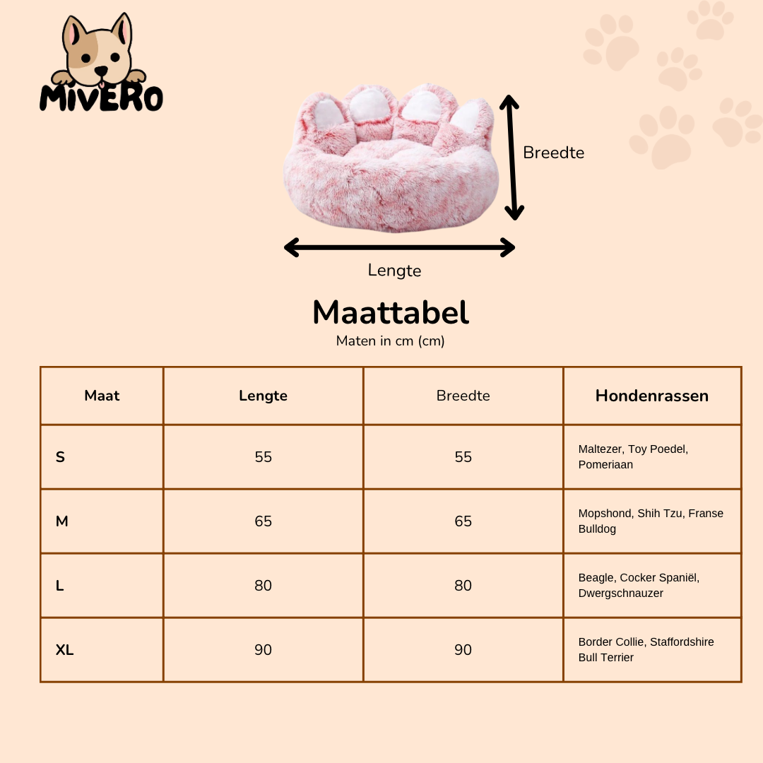 FurNest - Fluffy Kalmerend Hondenbed