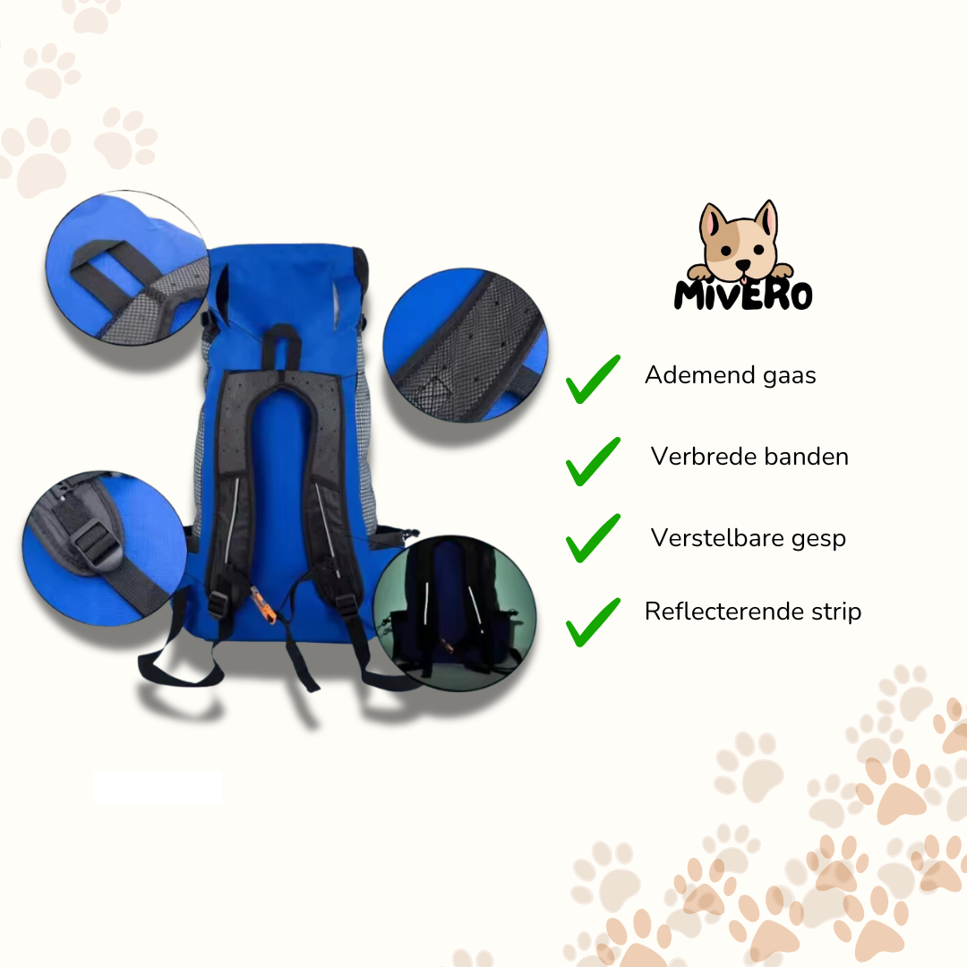 PawPack - Ergonomische Hondendraagzak Rugzak