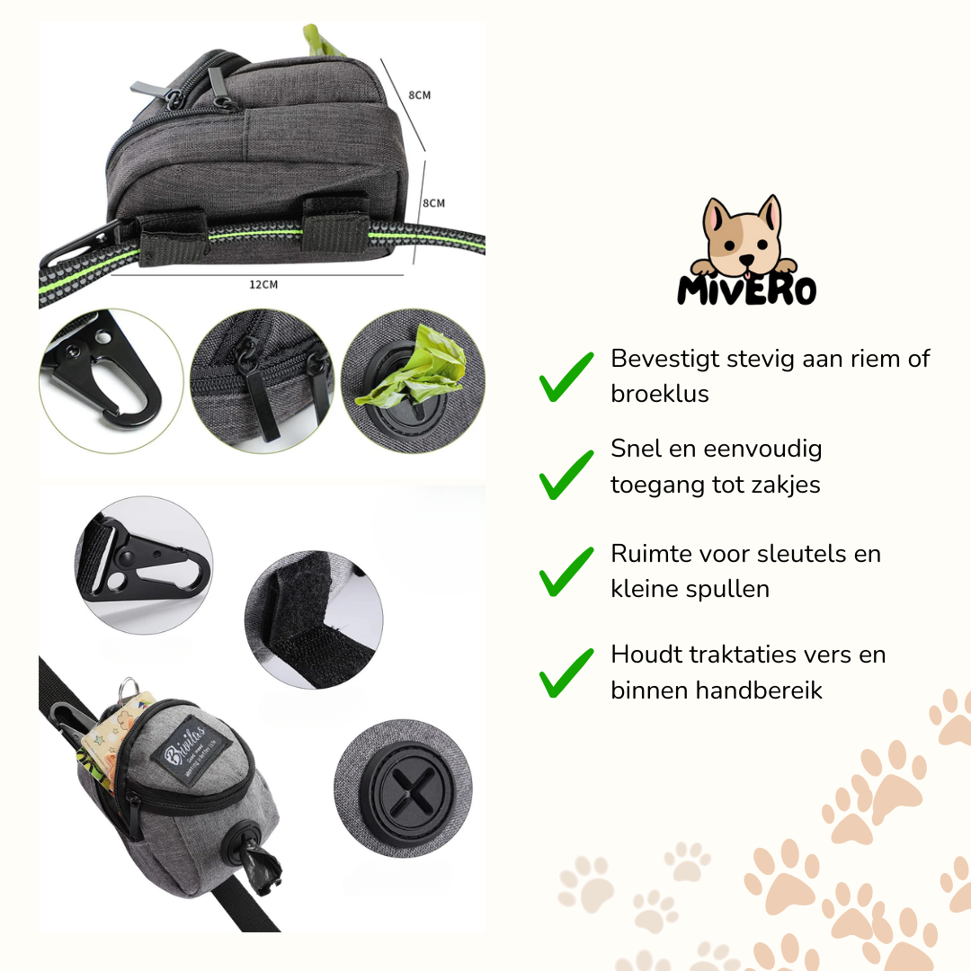 WagPak - Compact Multifunctionele Hondenpouch