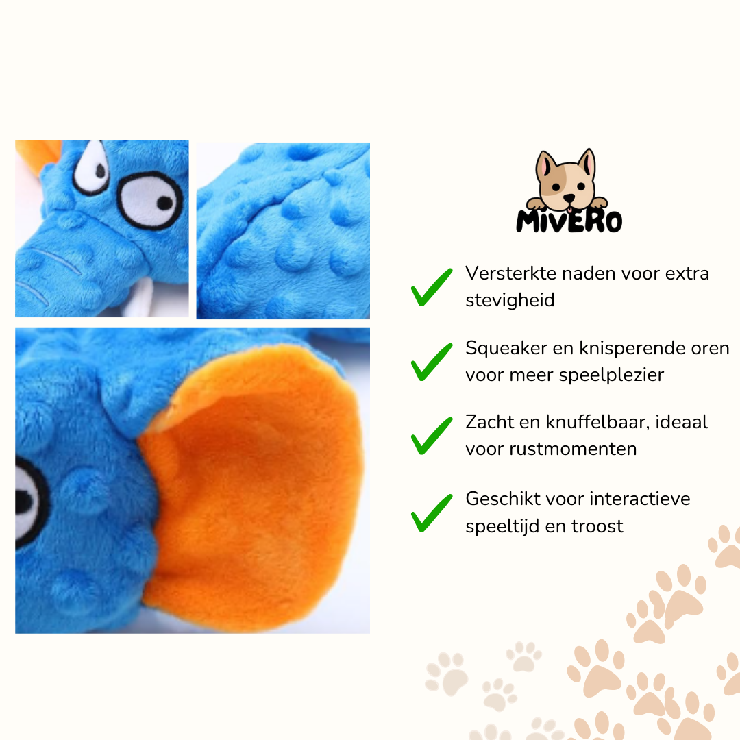 ChewBuddy - Kauwbestendig Knuffelspeeltje Hond