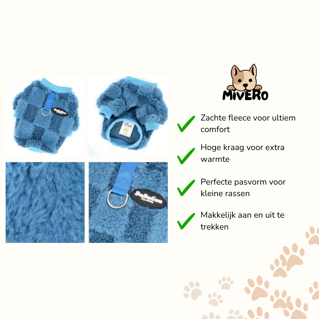 PupWarm - Fleece Warmte Hondentrui