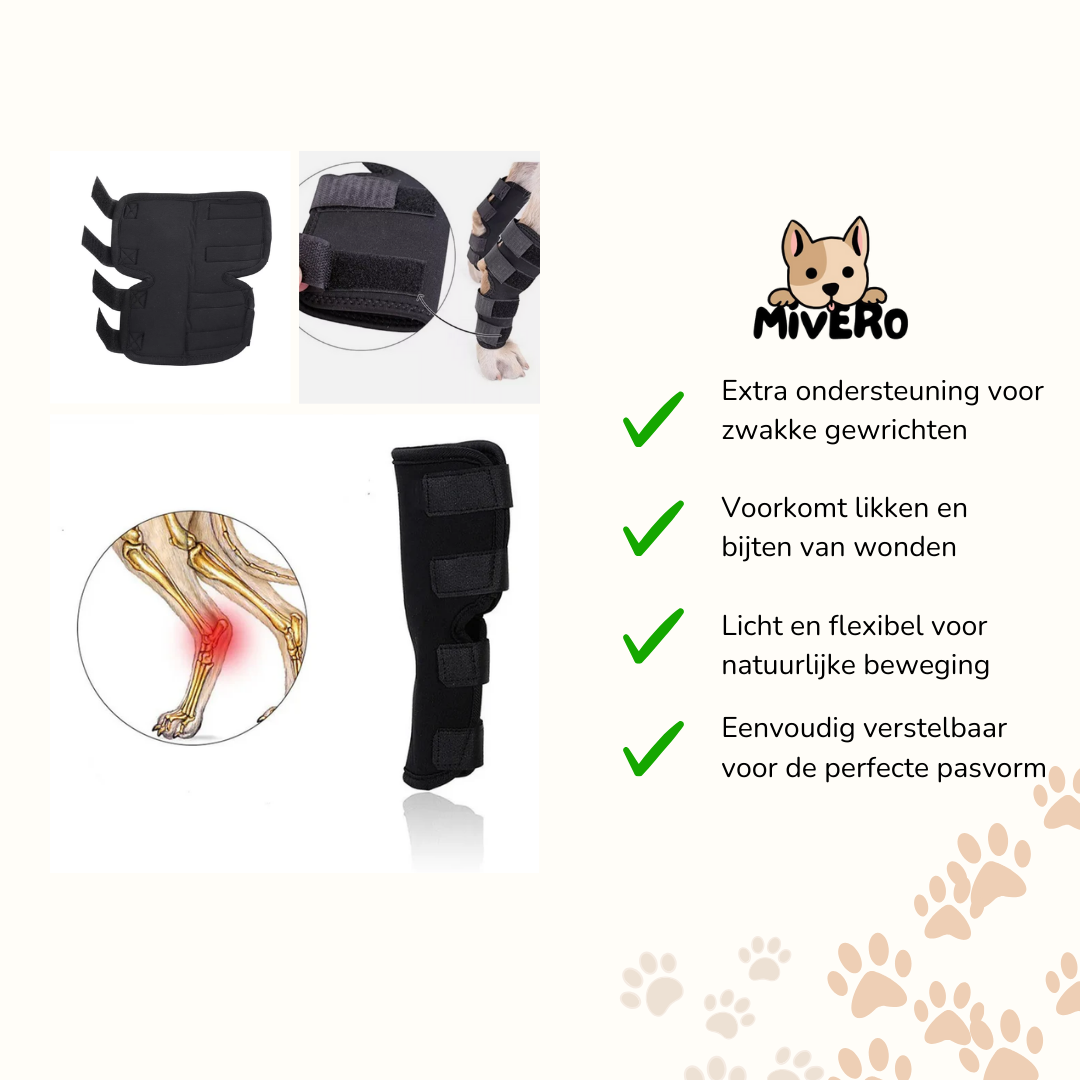 PawBrace - Orthopedische Honden Pootbrace