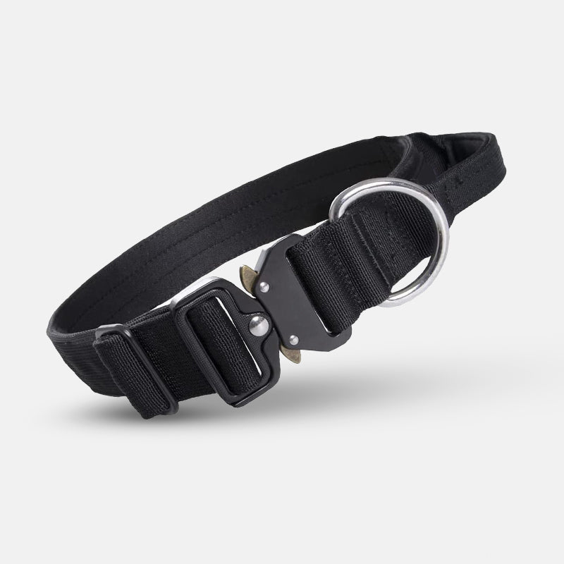 Zware Tactische Hondenhalsband Met Handvat