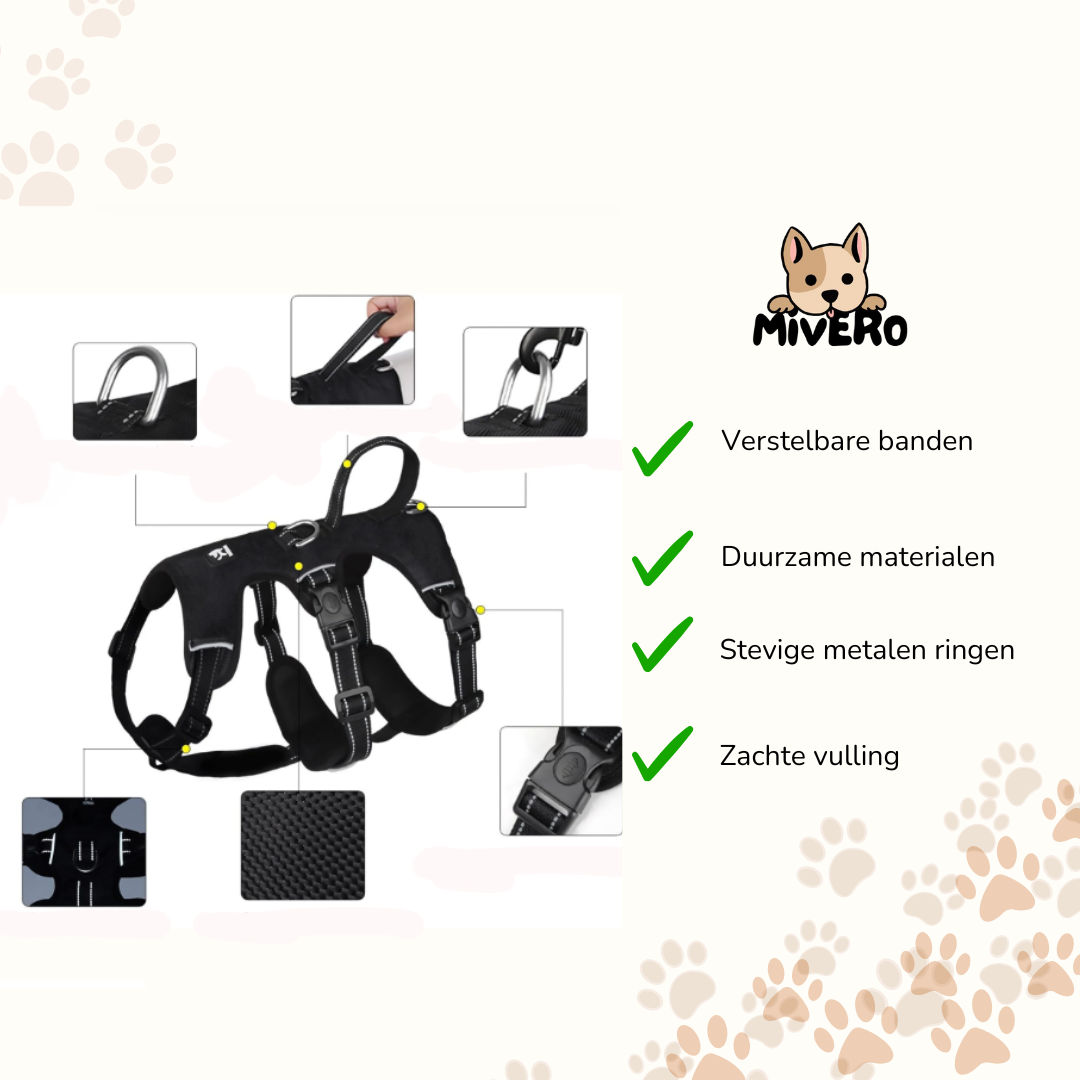 PupShield - Reflecterend Verstelbaar Hondentuig