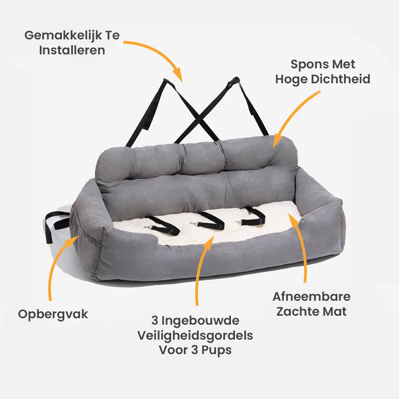 Pluche Comfort Hond Carrièrebak Groot