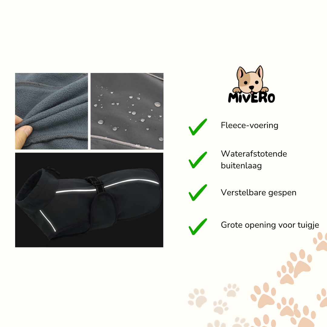 BarkVest - Waterdichte Fleece Hondenjas