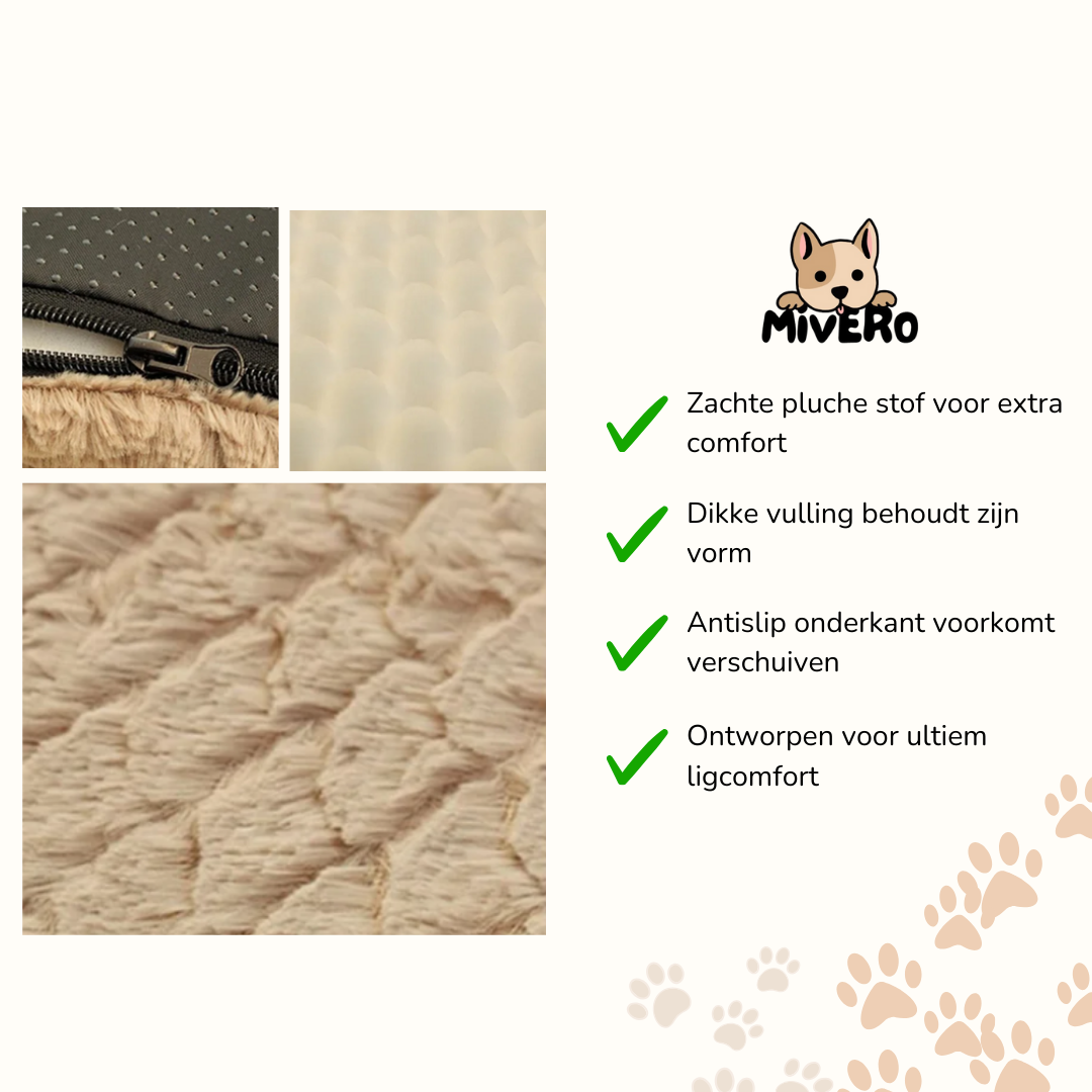 CozyPaw - Pluche Orthopedisch Huisdierbed