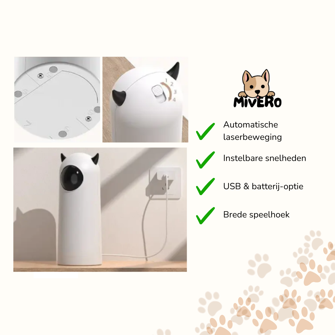 CatChaser - Automatische Laser Kattenspeeltje