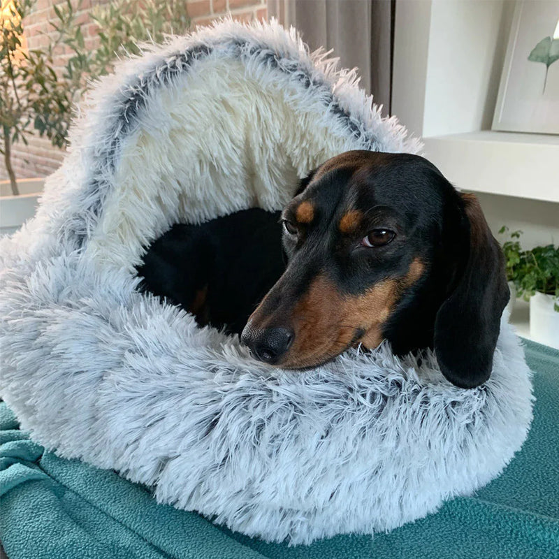 Knuffel Nest Pluche Schuilplaats Hondenbed Kussen