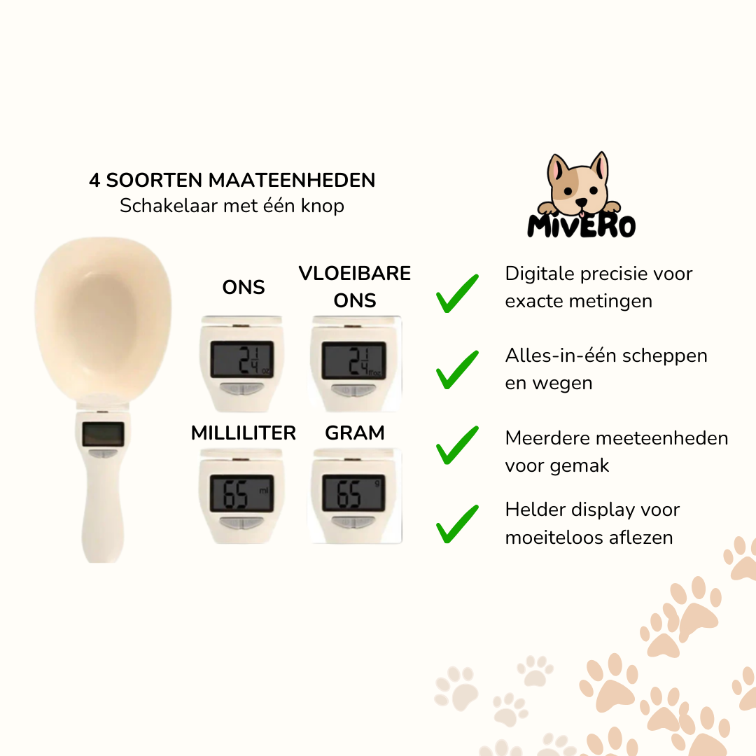 ScoopScale - Digitale Honden Weeglepel