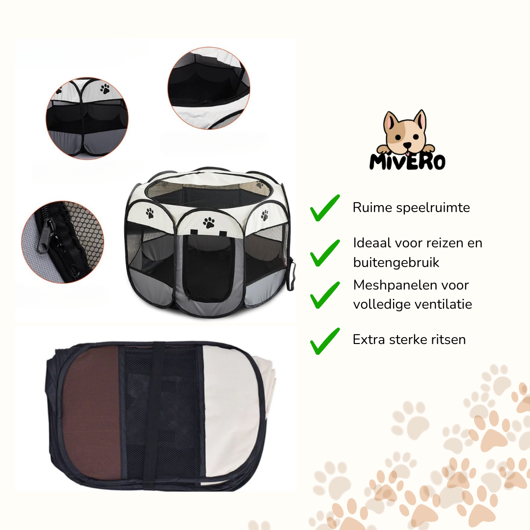 FurFort - Opvouwbare Mesh Hondenren