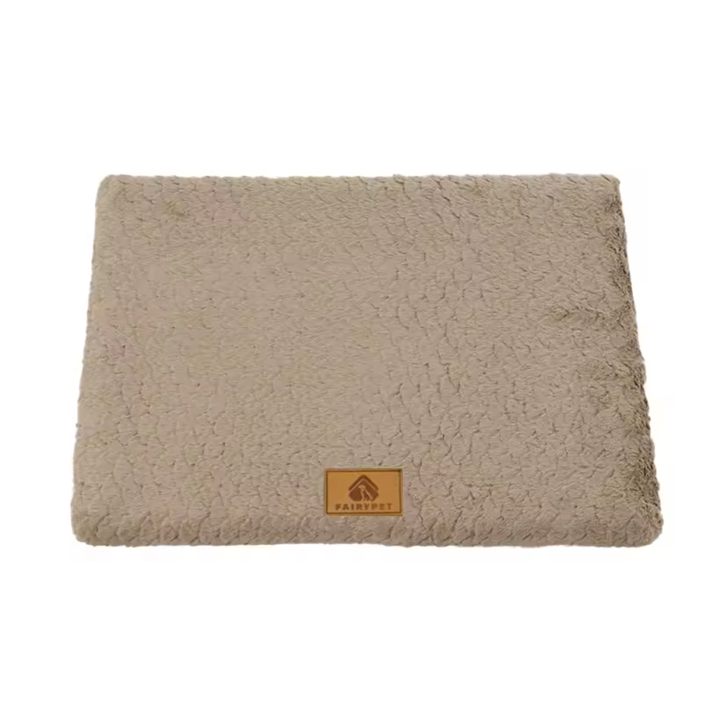 Orthopedic Memory Foam Dog Bed – Waterproof, Washable Faux Fur Cover