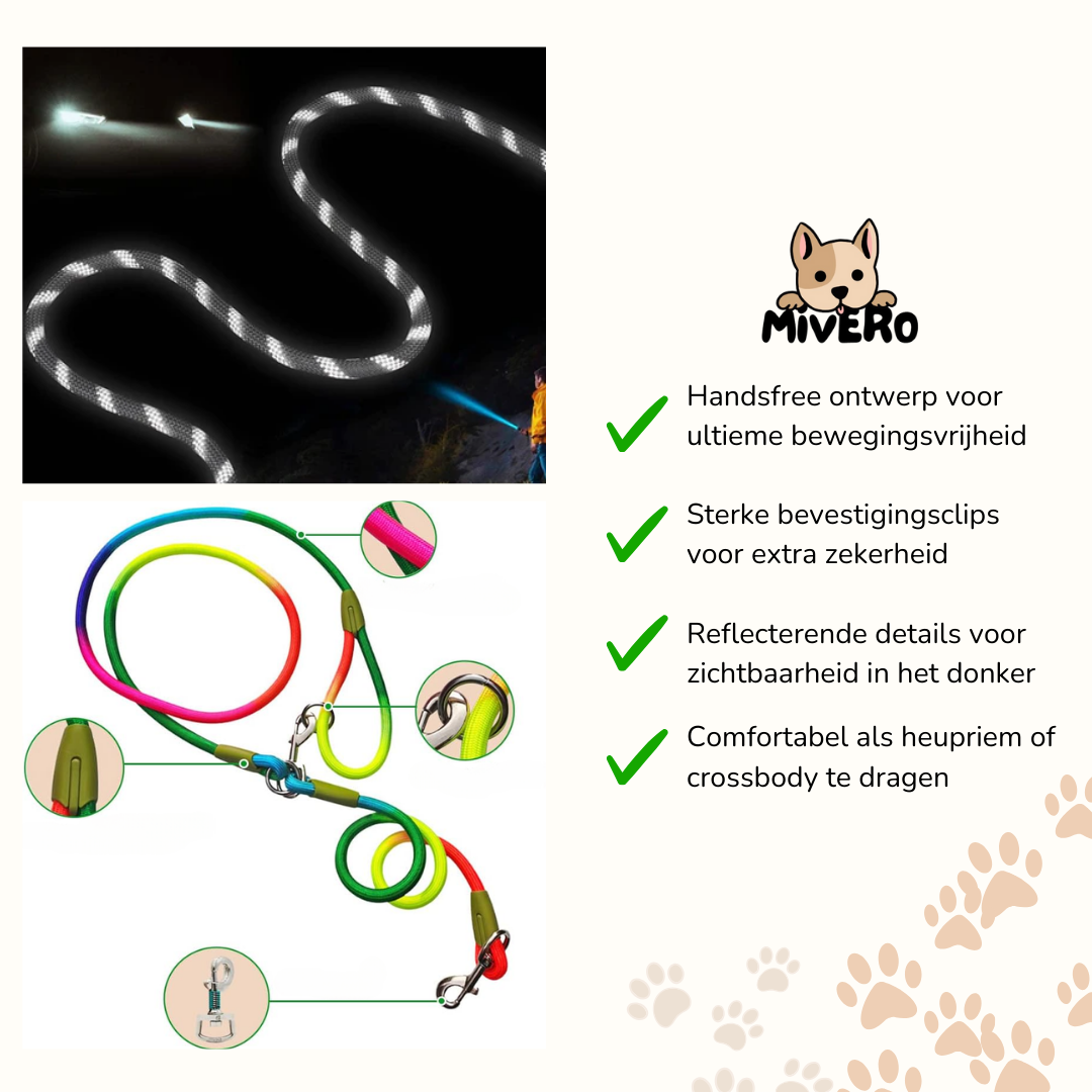 LeashLink - Handsfree Verstelbare Hondenriem