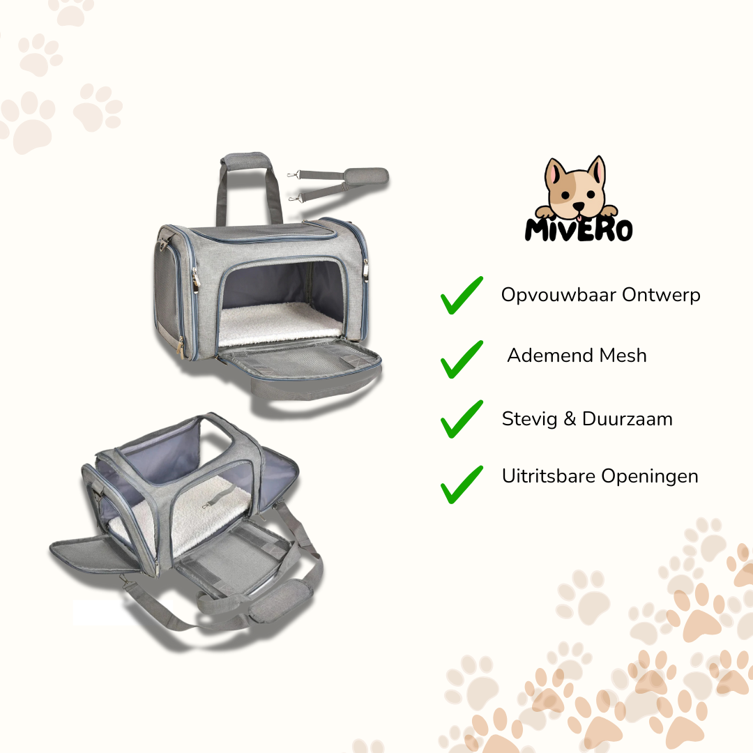 CarryPaws - Uitbreidbare Rolkoffer Draagtas