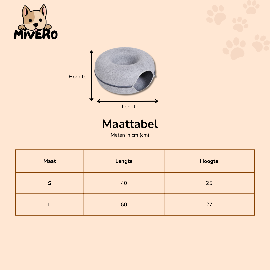 PurrPod - Ruim Interactief Kattentunnel