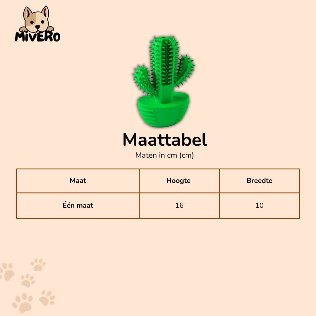 Gummle - Rubberen Cactus Hondenspeeltje