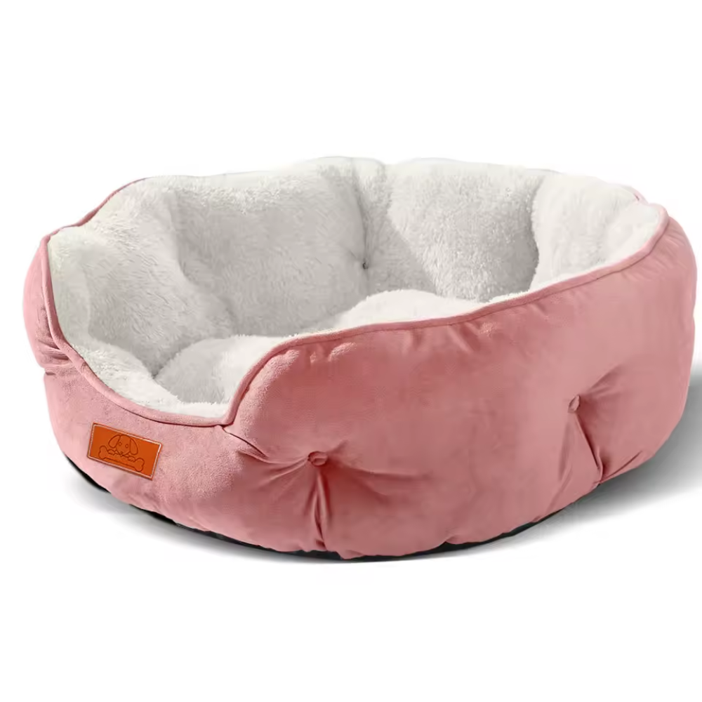 Gray Pet Bed – Soft, Washable & Water-Resistant (50cm)