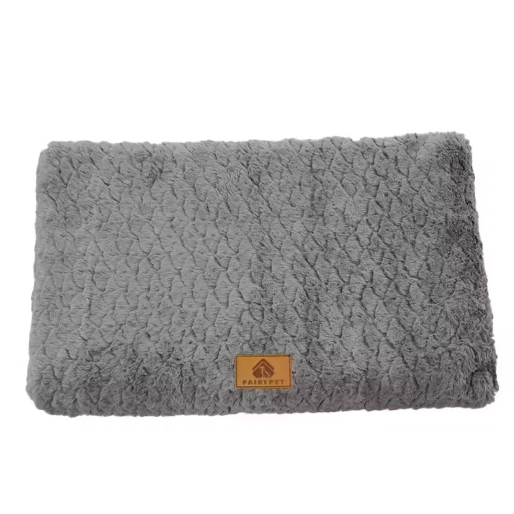 Orthopedic Memory Foam Dog Bed – Waterproof, Washable Faux Fur Cover