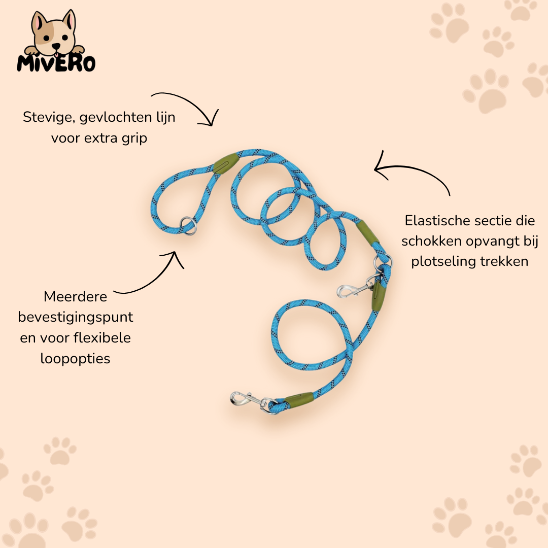 LeashLink - Handsfree Verstelbare Hondenriem