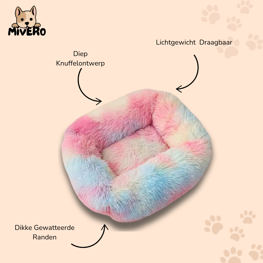 PawCloud - Kalmerende Donut Hondenmand