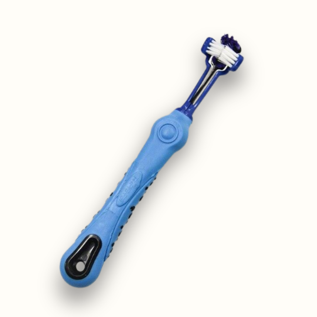 DentaPup - Ergonomische dubbelzijdige hondentandenborstel