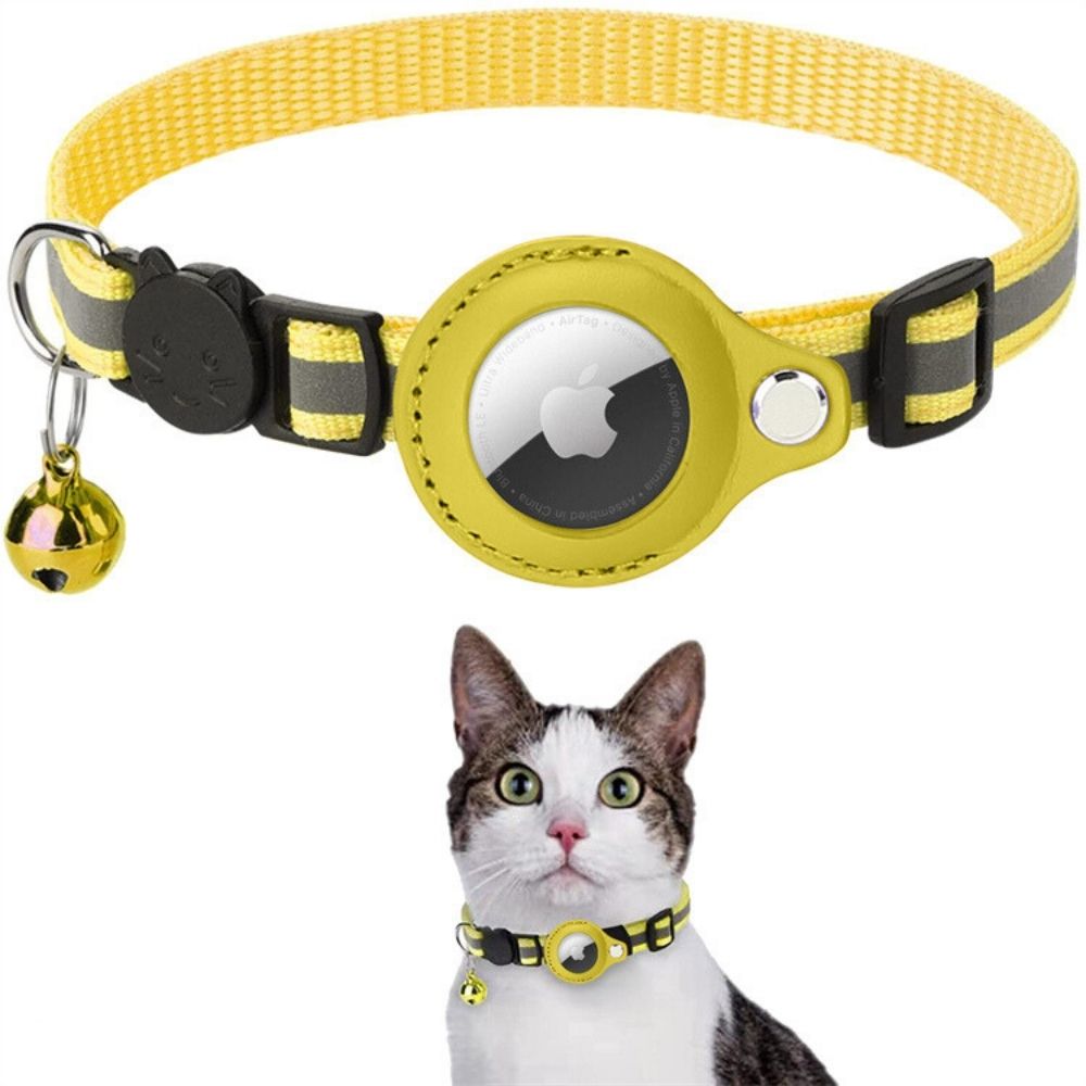 Feline Freedom™ Kattenbandje met Veiligheidsluiting | Gps tracker / Airtag houder