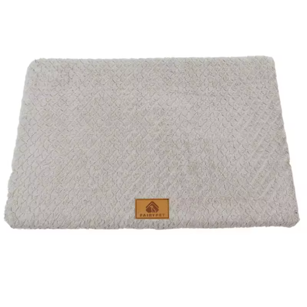 Orthopedic Memory Foam Dog Bed – Waterproof, Washable Faux Fur Cover