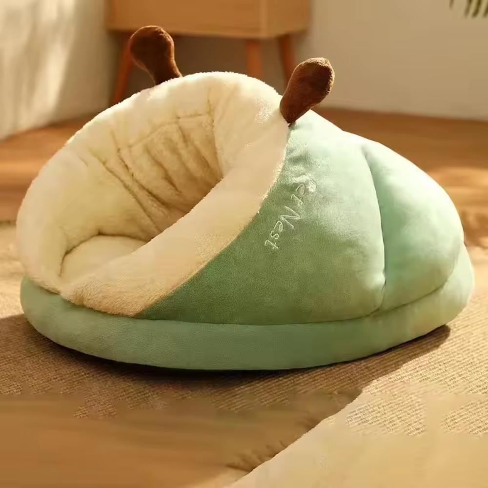Cozy Plush Pet Cave – Soft Bed for Small & Medium Dogs and Cats
