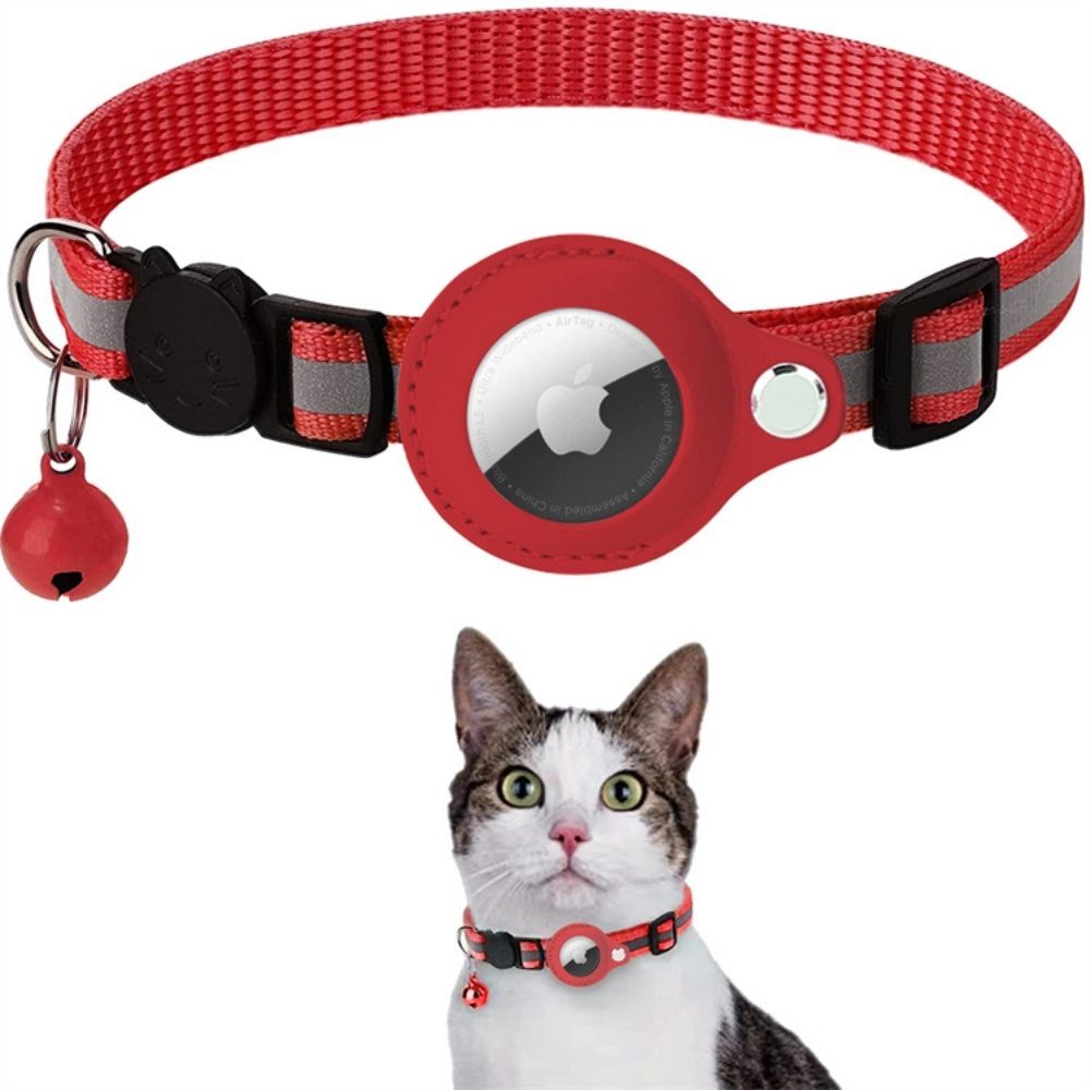 Feline Freedom™ Kattenbandje met Veiligheidsluiting | Gps tracker / Airtag houder