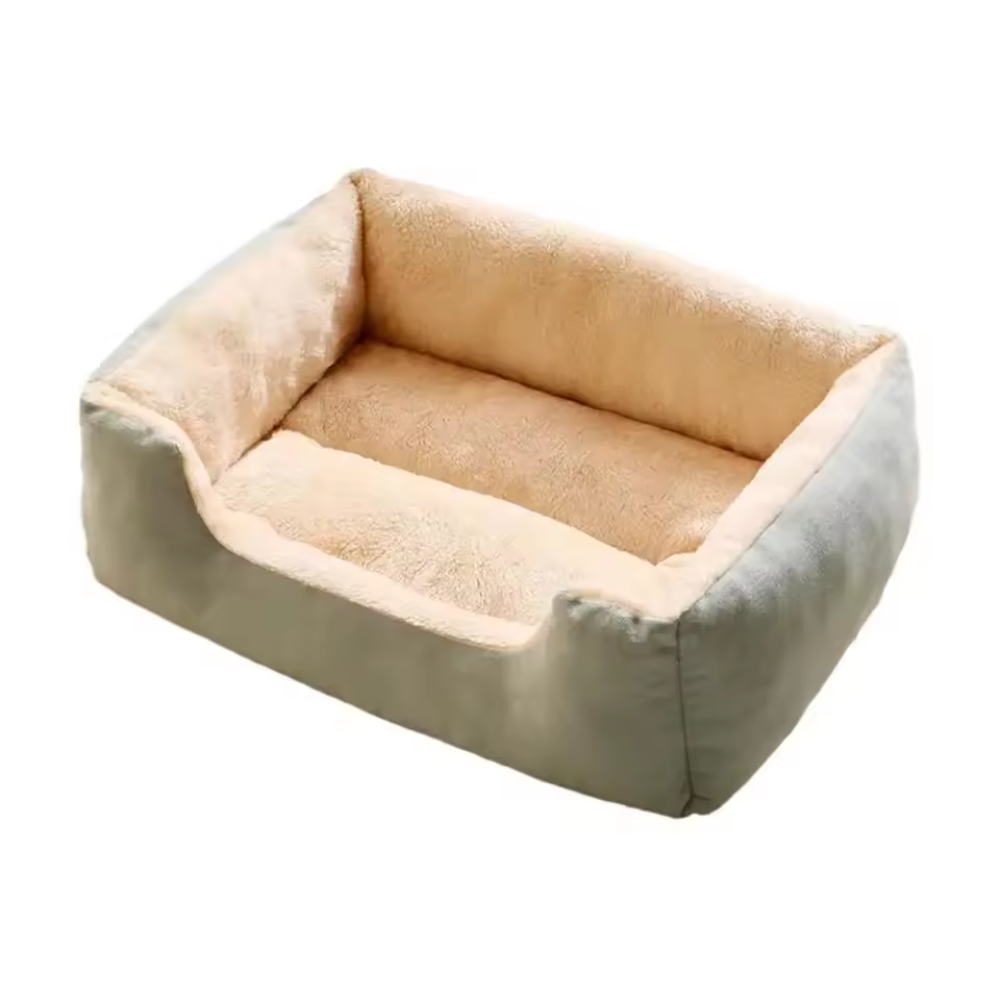 Pluche orthopedische sofa voor huisdieren