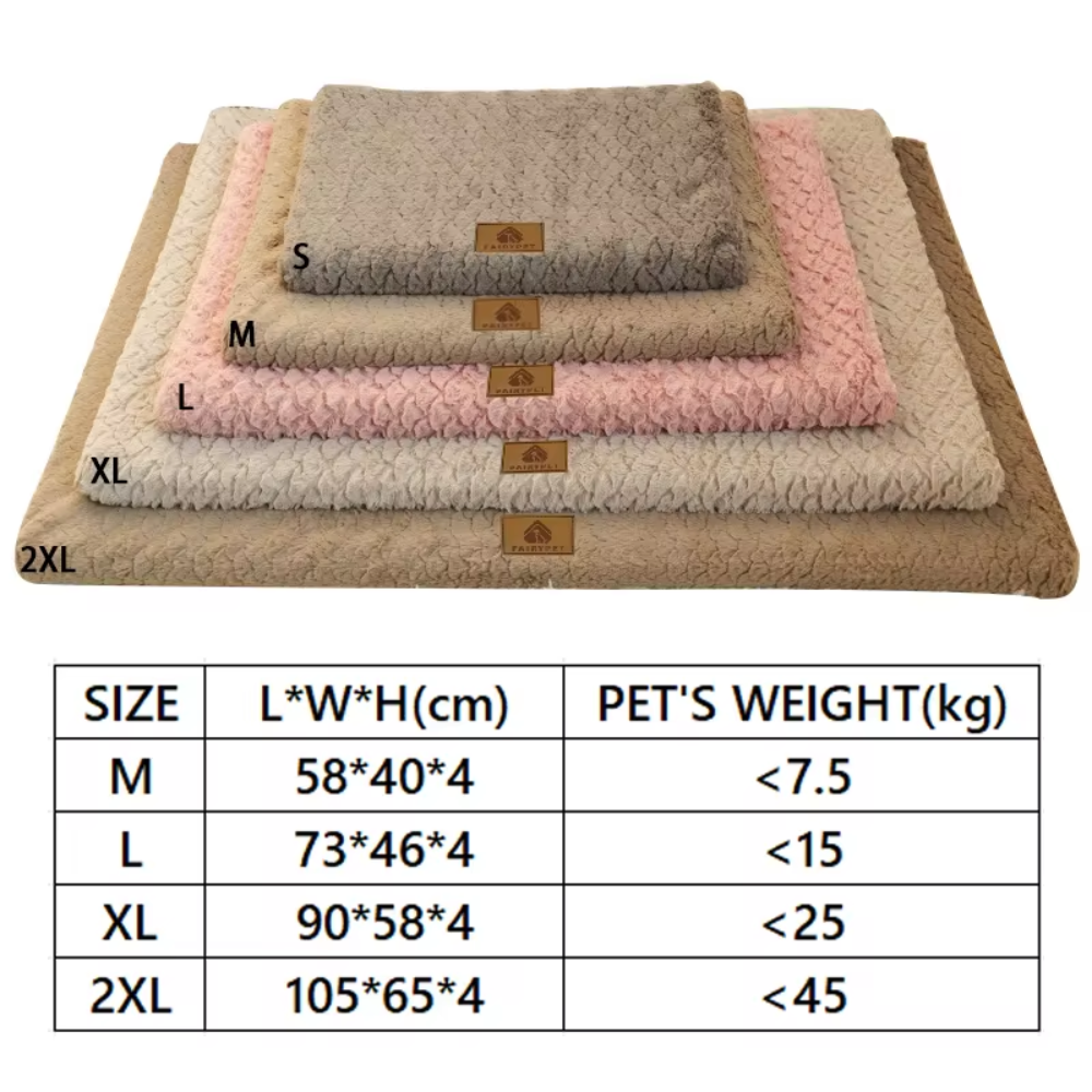 Orthopedic Memory Foam Dog Bed – Waterproof, Washable Faux Fur Cover