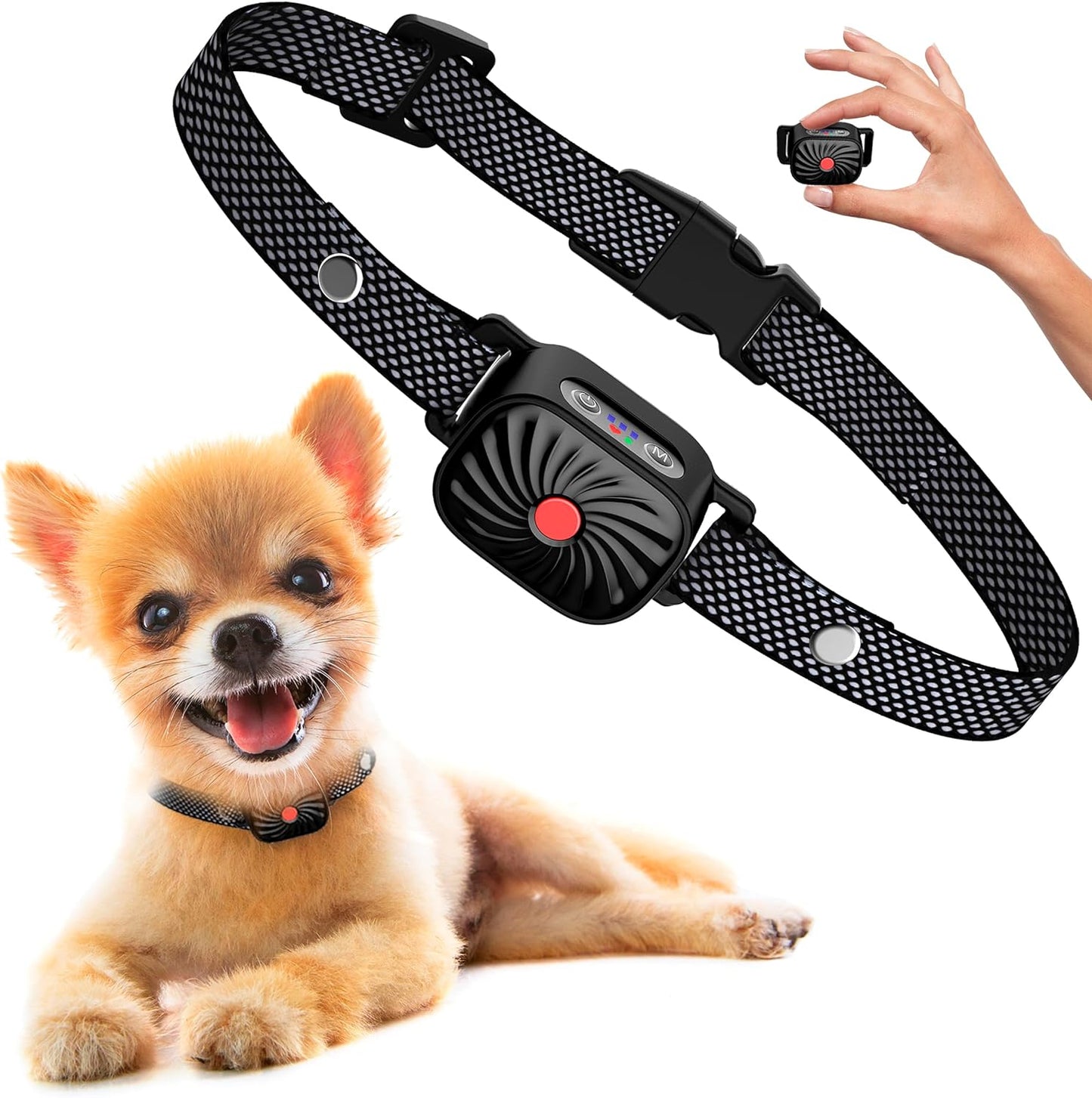 Verstelbare Anti-Blaf Halsband voor Kleine Honden