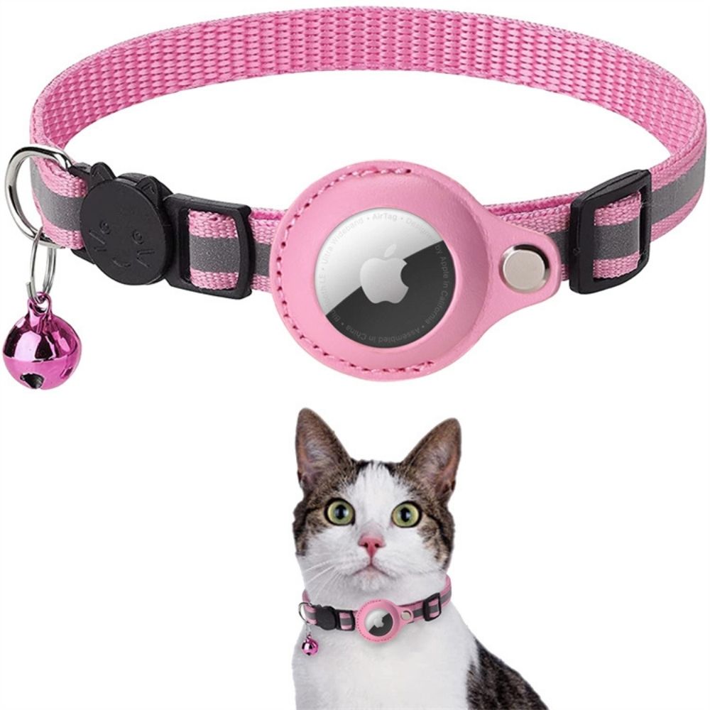 Feline Freedom™ Kattenbandje met Veiligheidsluiting | Gps tracker / Airtag houder