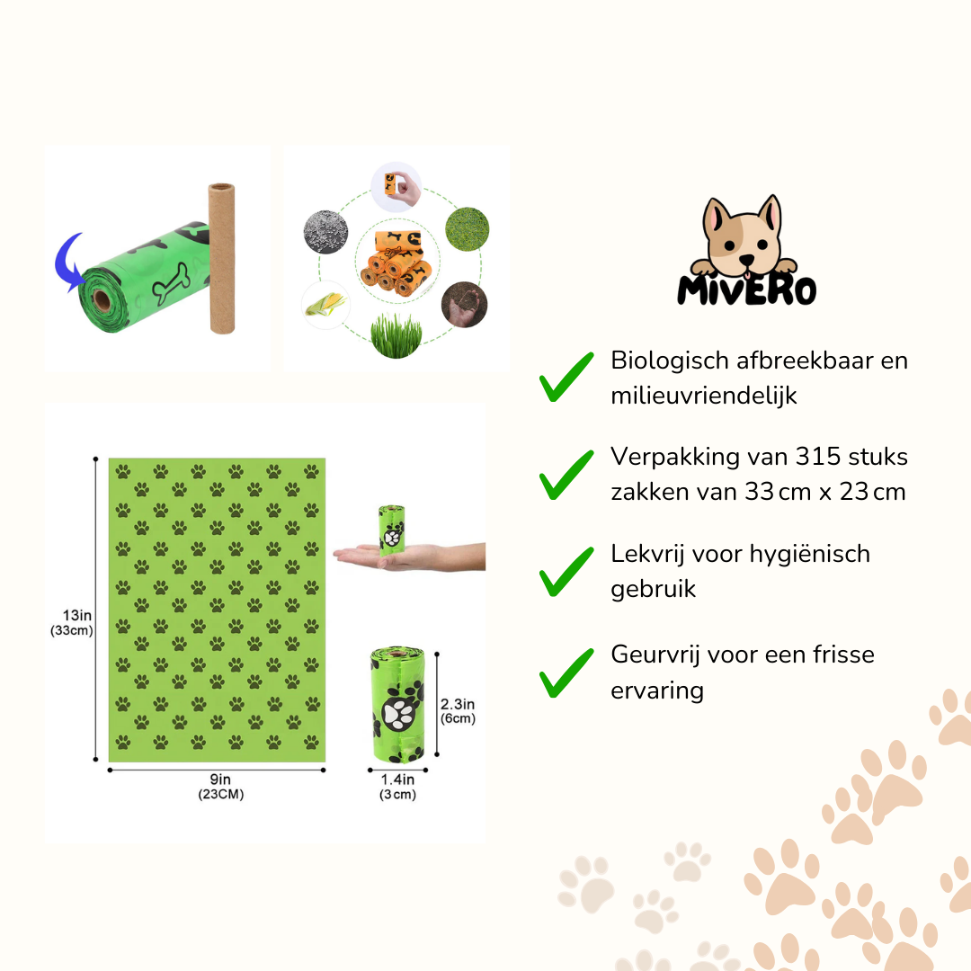 BioBagz - Biologisch Afbreekbare Poepzakjes