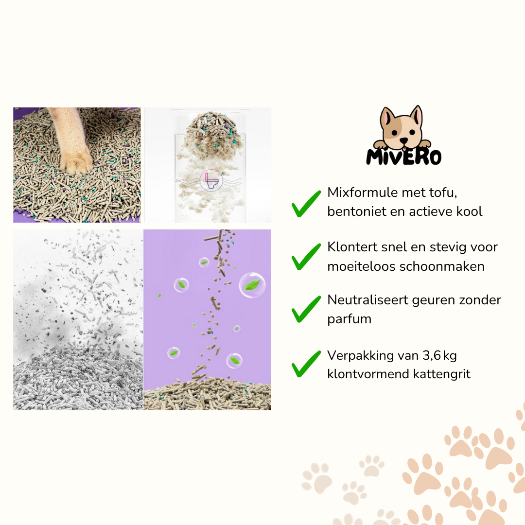 Flushy - Doorspoelbare Geurabsorberende Kattenvulling