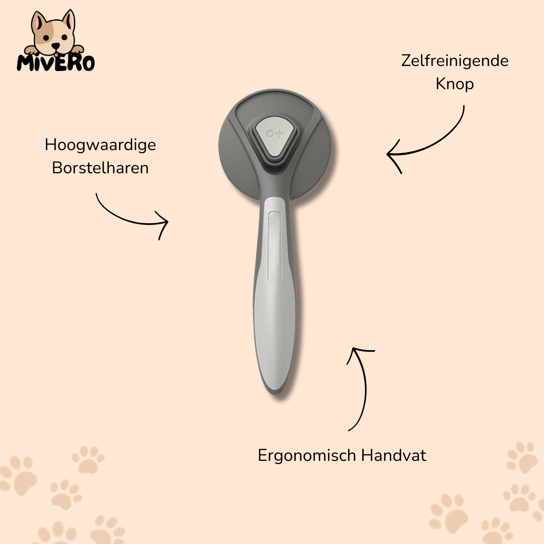 Groomzy - Haarverwijderende Kattenborstel