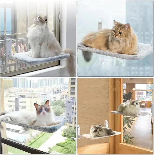 Kattenhangmat - Opvouwbare Kattenhangmat met Zuignappen