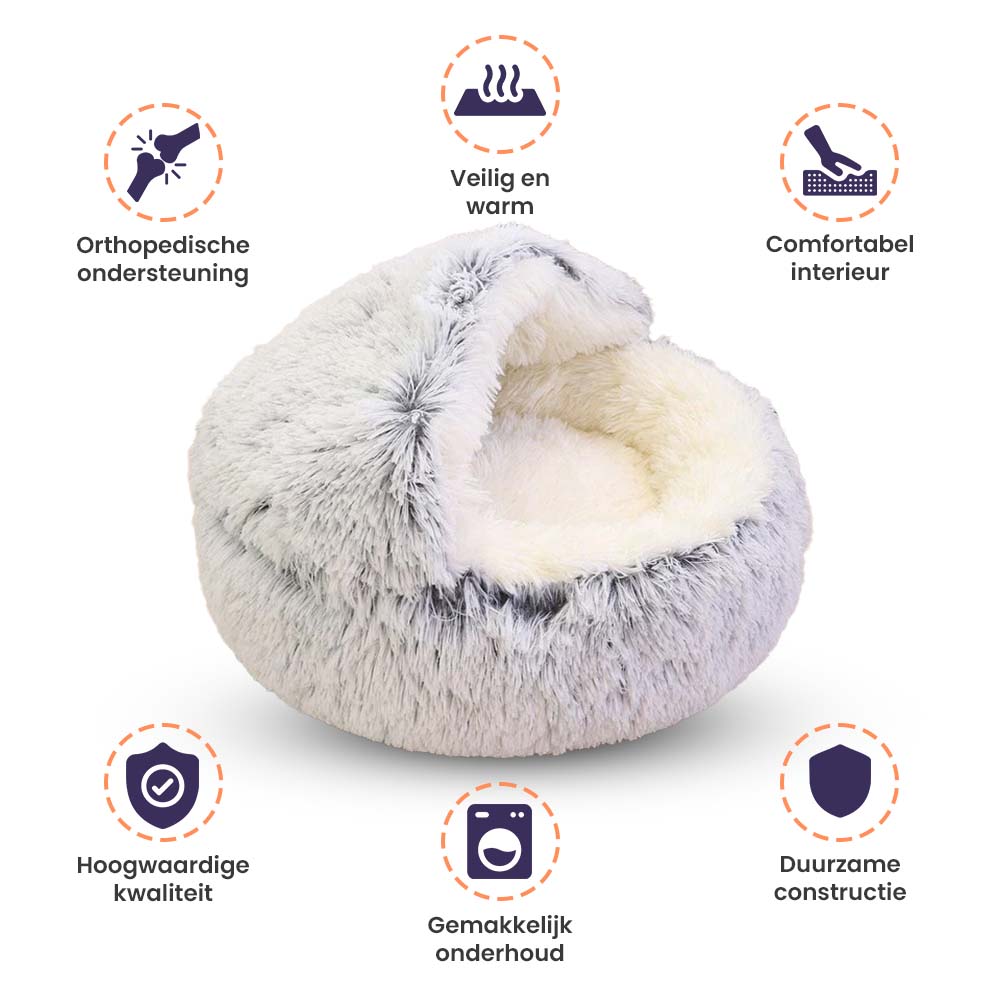 Knuffel Nest Pluche Schuilplaats Hondenbed Kussen